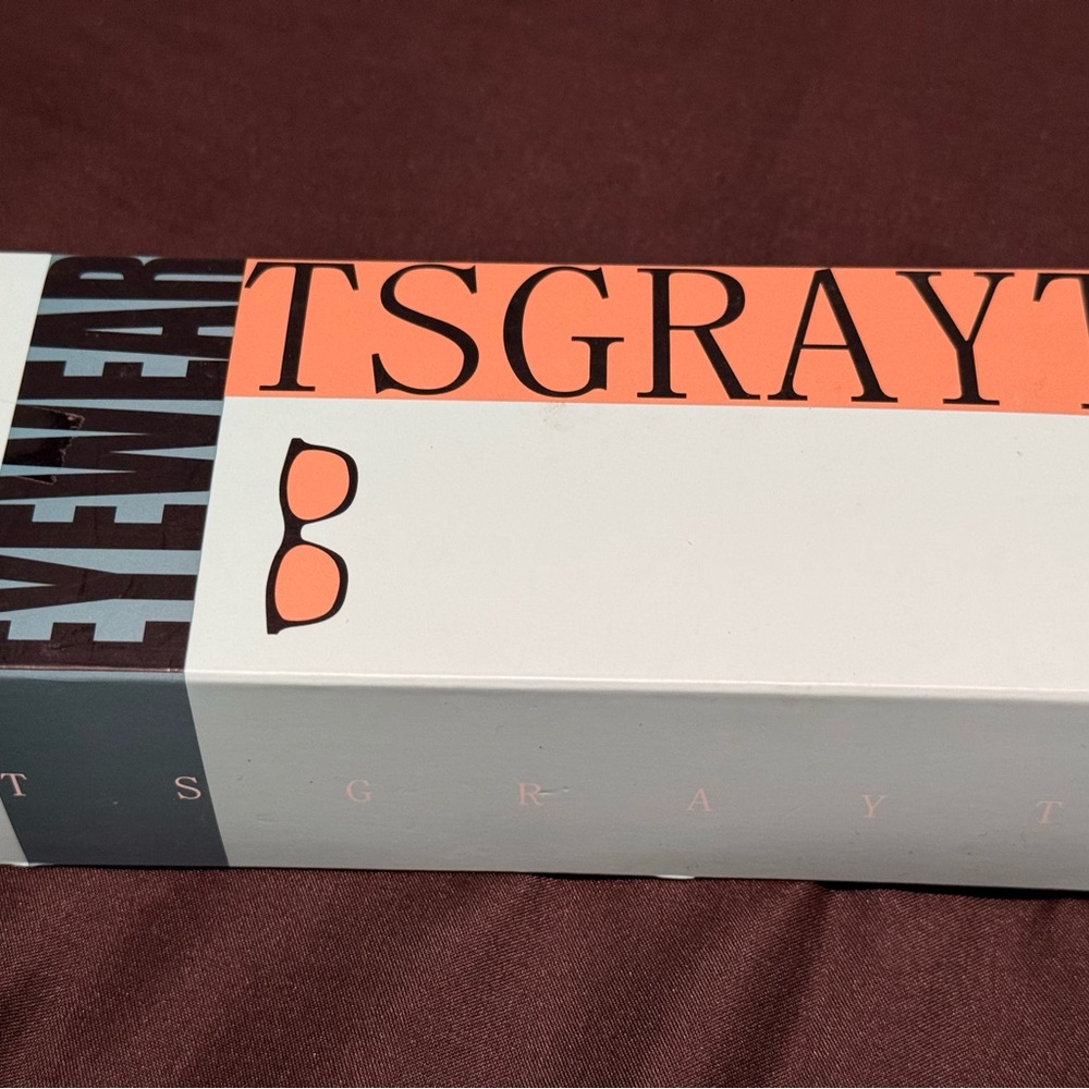 Eyewear Box - Black and Orange